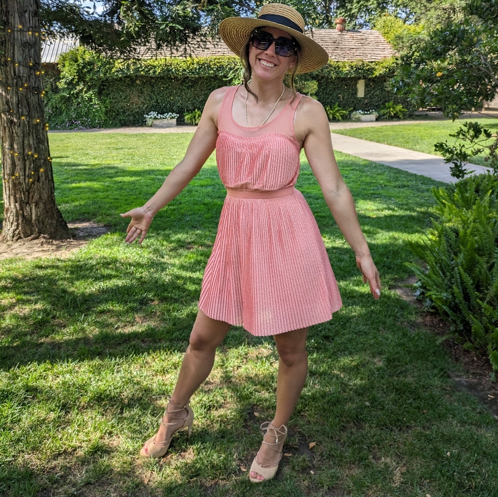 LC Lauren Conrad Pretty pink dress